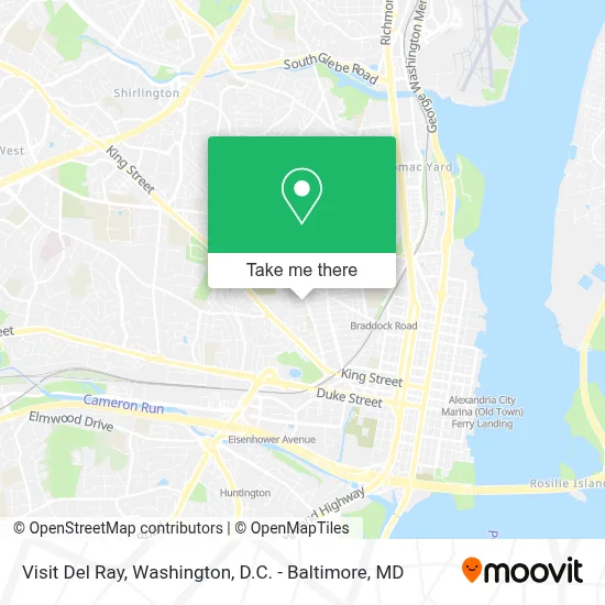 Visit Del Ray map