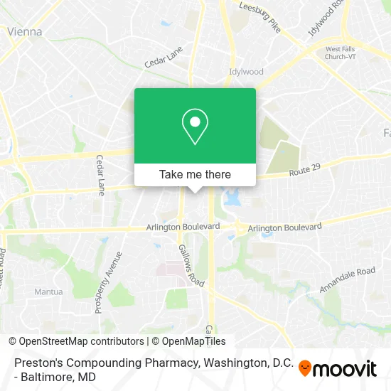 Preston's Compounding Pharmacy map
