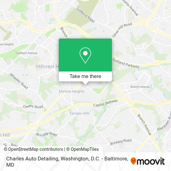 Charles Auto Detailing map