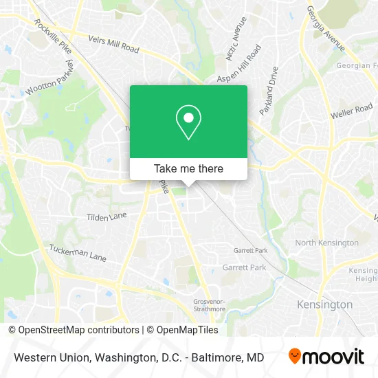 Western Union map