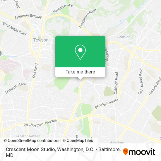 Crescent Moon Studio map