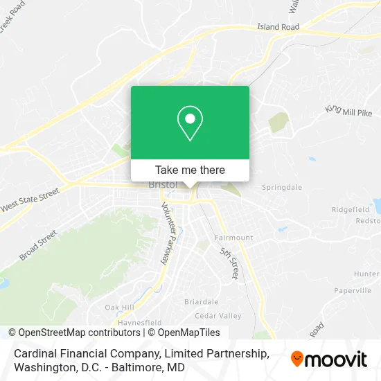 Cardinal Financial Company, Limited Partnership map
