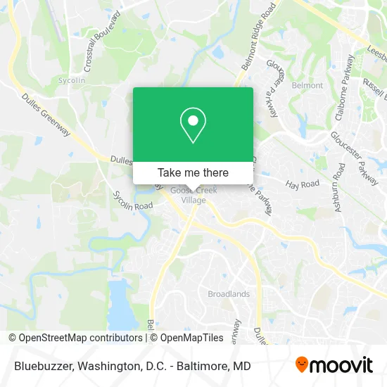 Bluebuzzer map