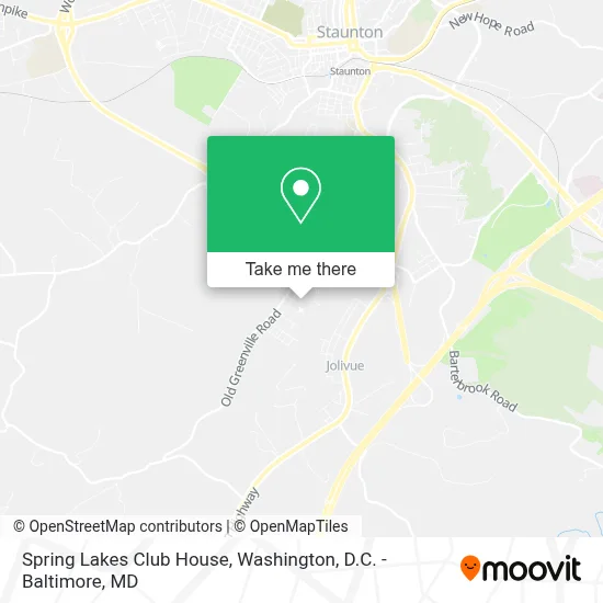 Spring Lakes Club House map
