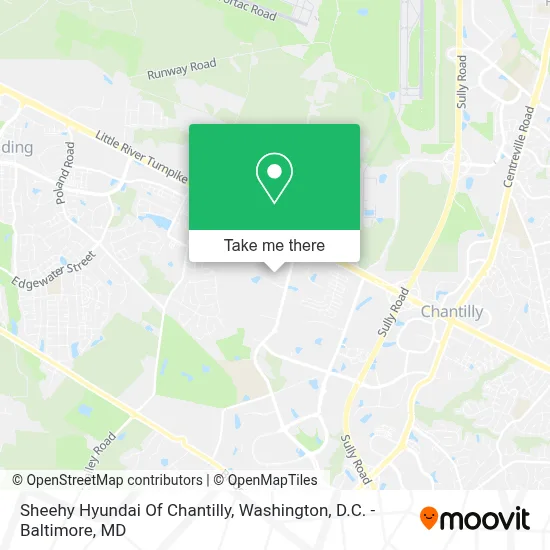 Sheehy Hyundai Of Chantilly map