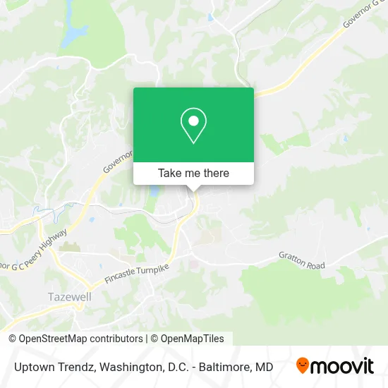 Uptown Trendz map