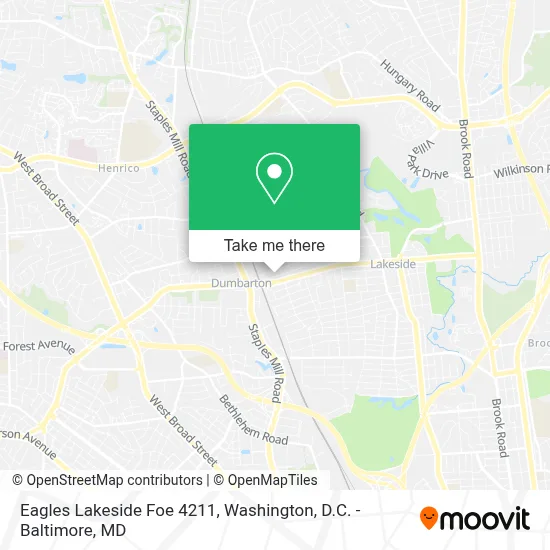 Eagles Lakeside Foe 4211 map
