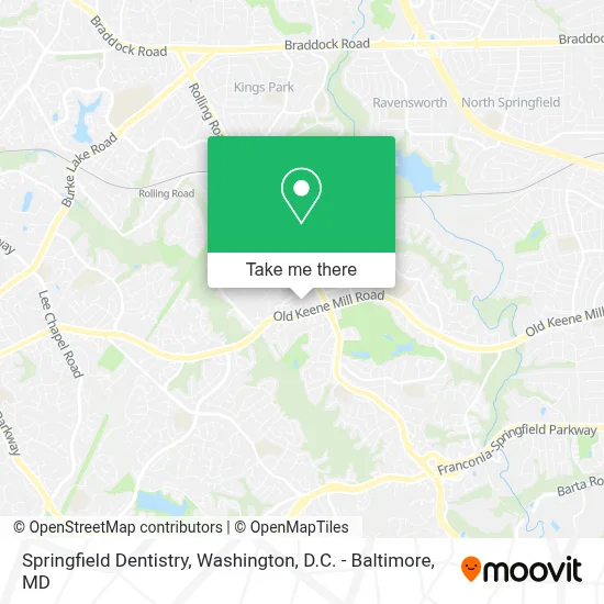 Springfield Dentistry map