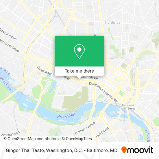Ginger Thai Taste map