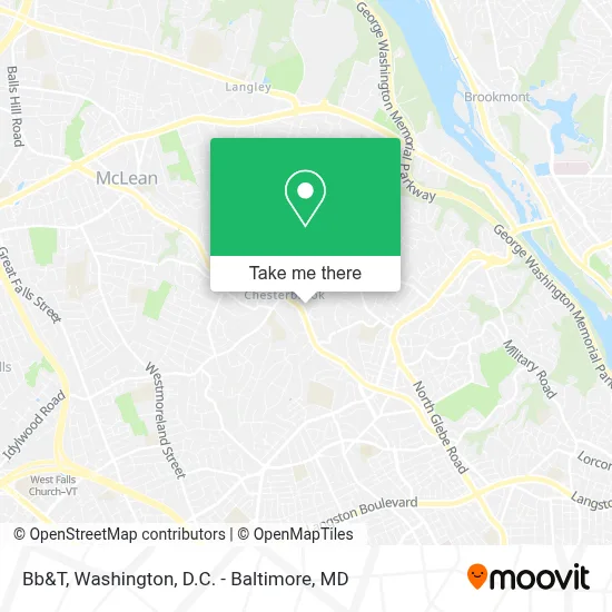 Bb&T map