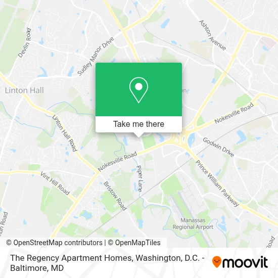 The Regency Apartment Homes map