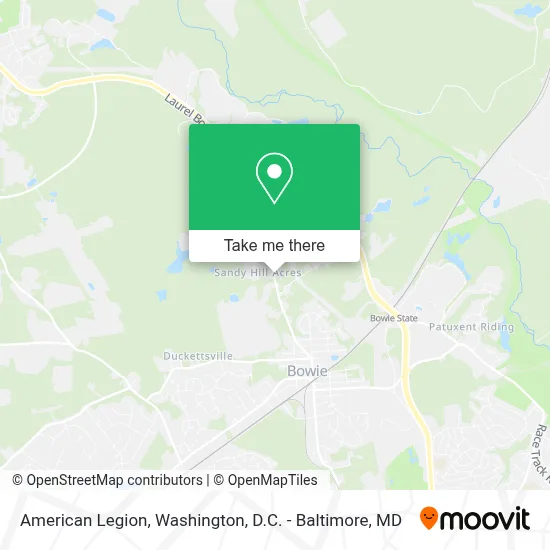American Legion map