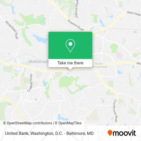 United Bank map