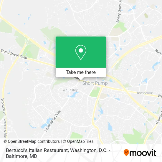 Bertucci's Italian Restaurant map