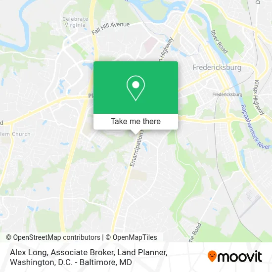 Alex Long, Associate Broker, Land Planner map