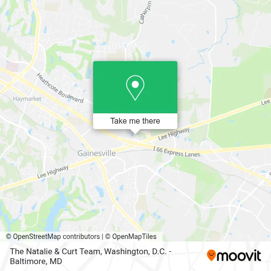 The Natalie & Curt Team map