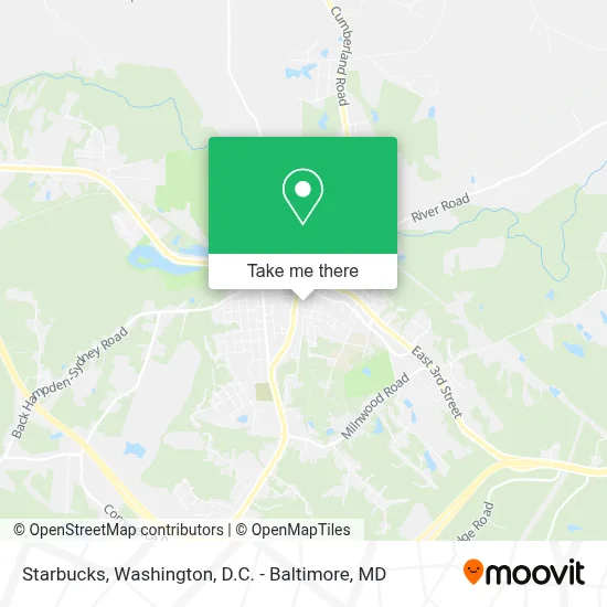 Starbucks map