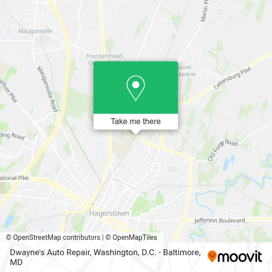 Mapa de Dwayne's Auto Repair