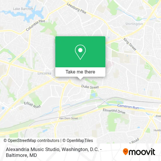 Alexandria Music Studio map