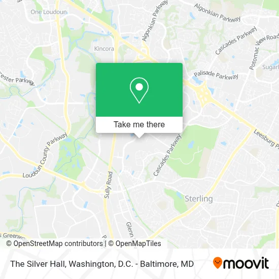 The Silver Hall map