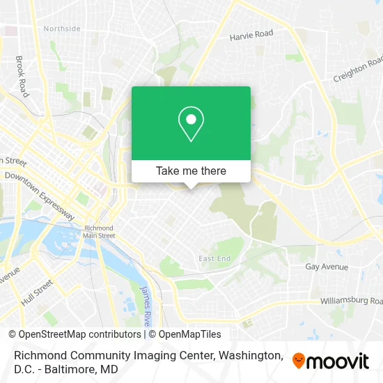 Richmond Community Imaging Center map