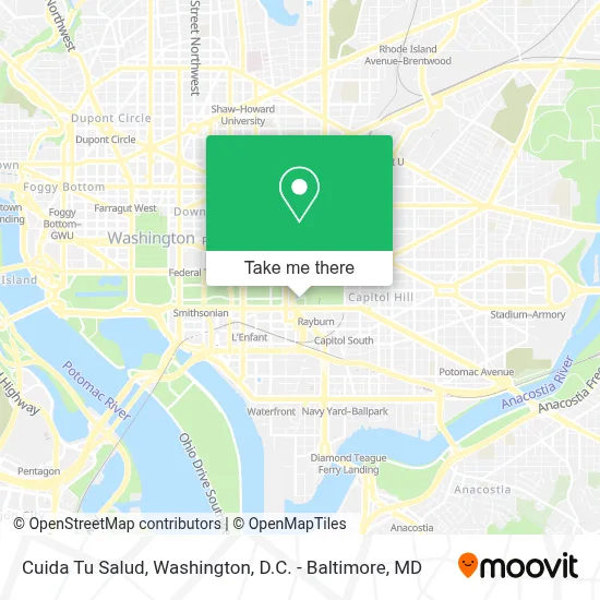Cuida Tu Salud map