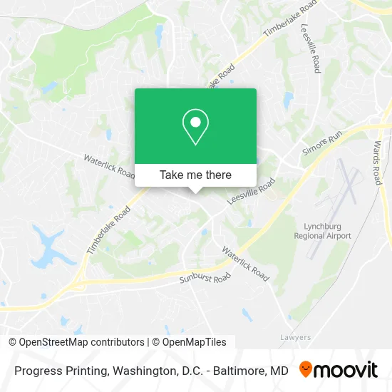 Progress Printing map