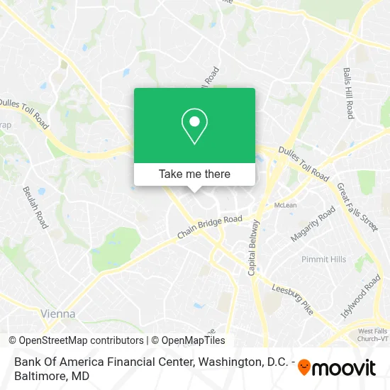 Bank Of America Financial Center map