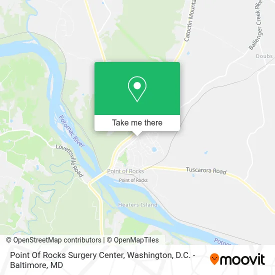 Point Of Rocks Surgery Center map