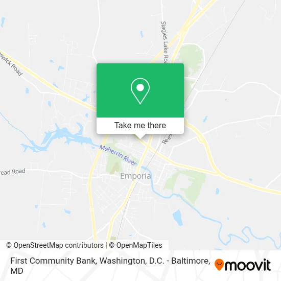 First Community Bank map