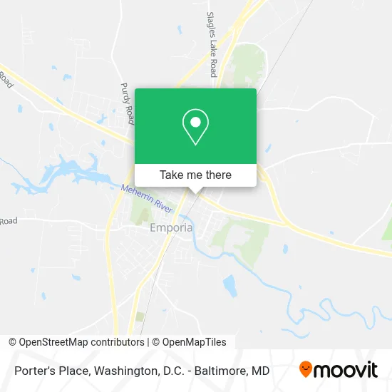 Porter's Place map