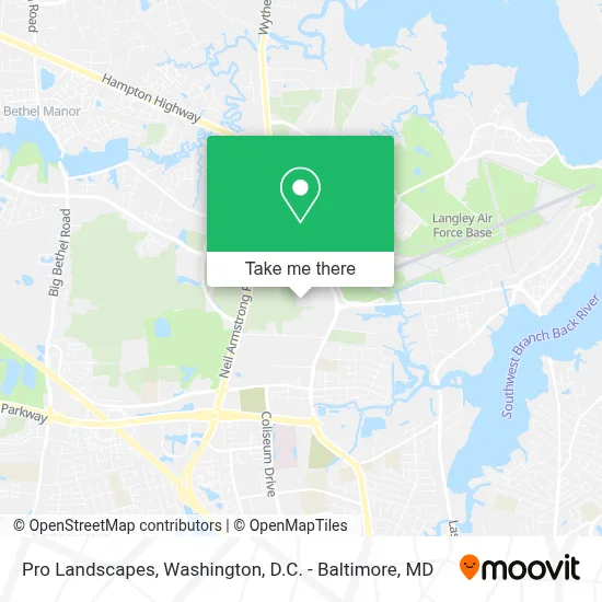 Pro Landscapes map