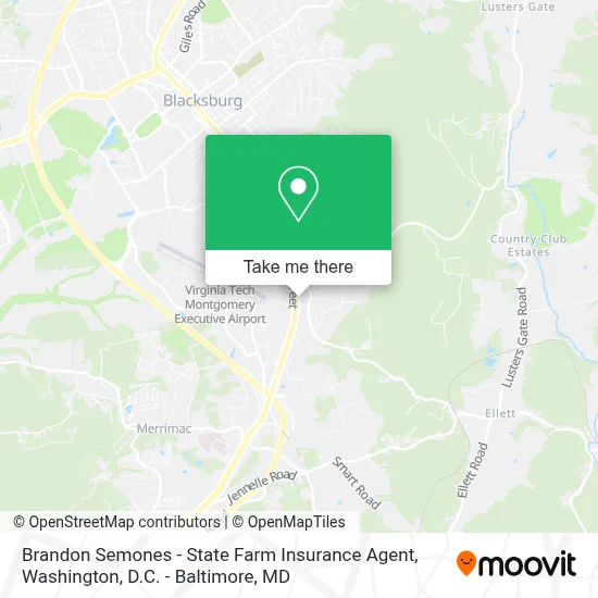 Brandon Semones - State Farm Insurance Agent map