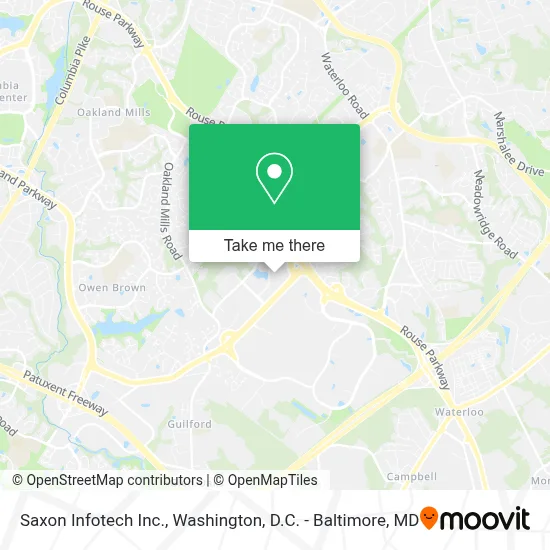 Saxon Infotech Inc. map