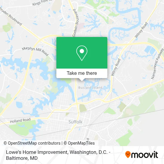 Lowe's Home Improvement map