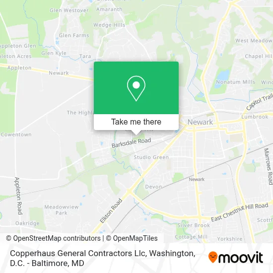 Copperhaus General Contractors Llc map