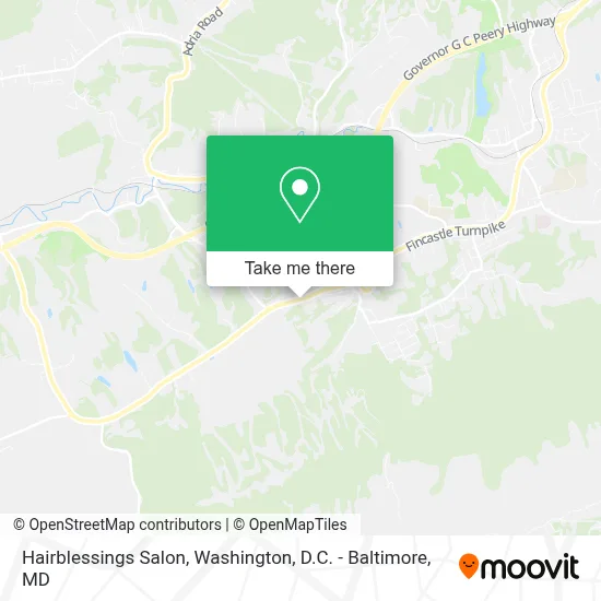 Hairblessings  Salon map