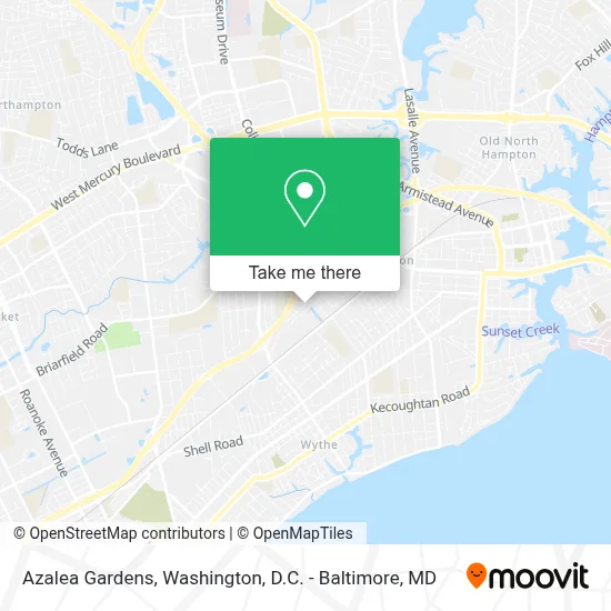 Azalea Gardens map