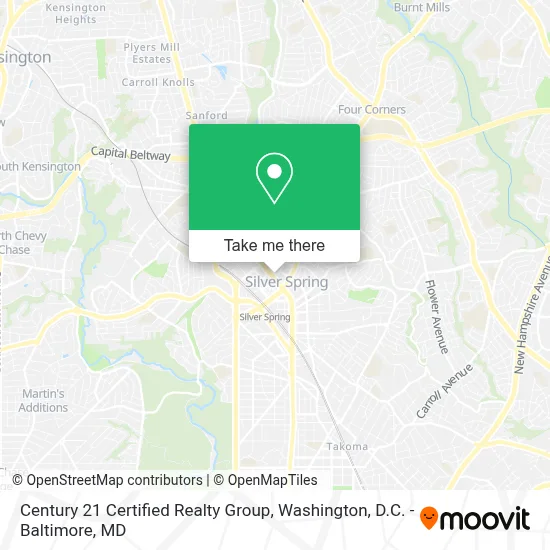 Century 21 Certified Realty Group map