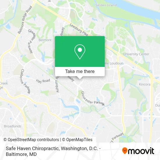 Safe Haven Chiropractic map