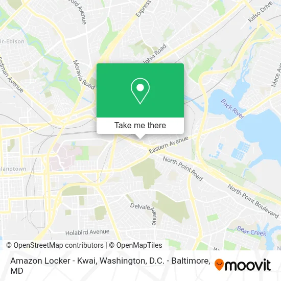 Amazon Locker - Kwai map