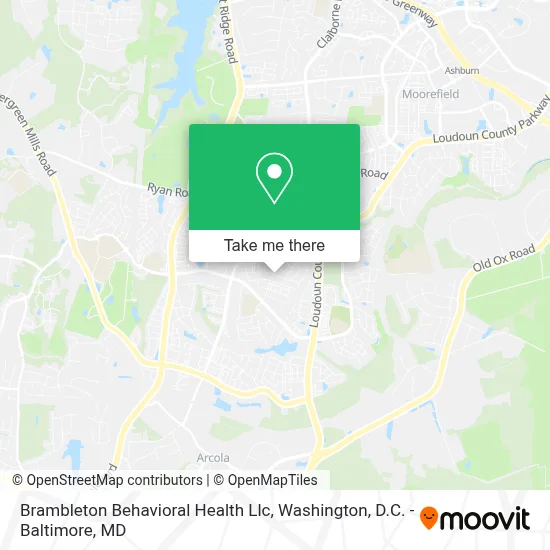 Brambleton Behavioral Health Llc map