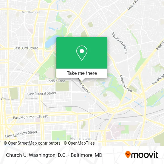 Church U map