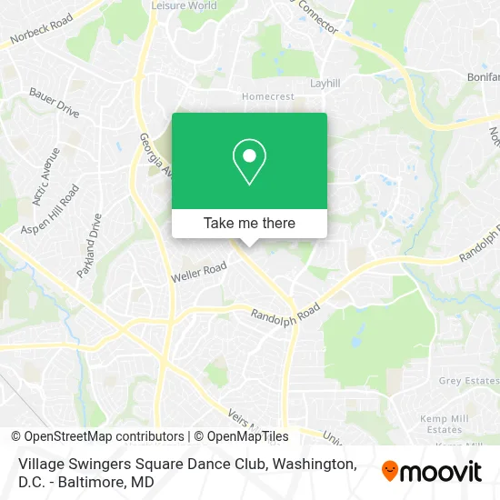 Village Swingers Square Dance Club map