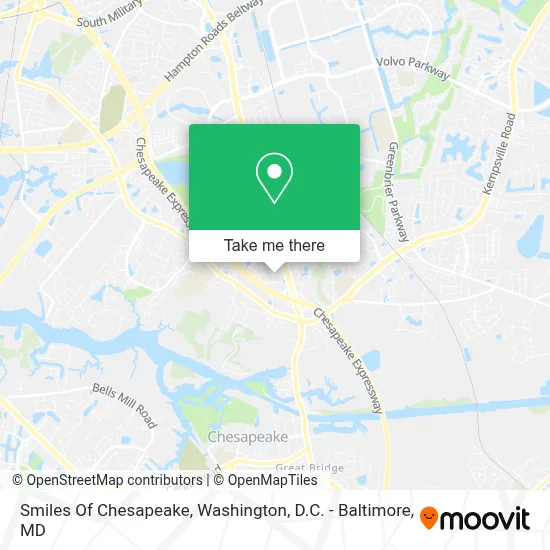 Smiles Of Chesapeake map