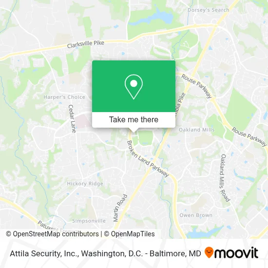 Attila Security, Inc. map