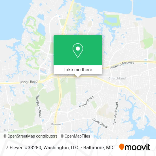 7 Eleven #33280 map