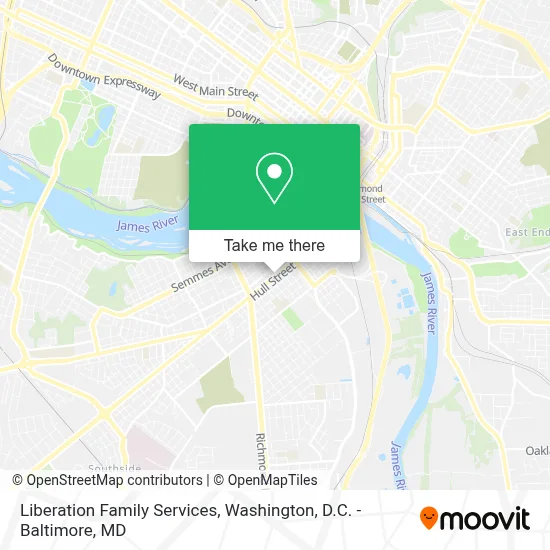 Liberation Family Services map