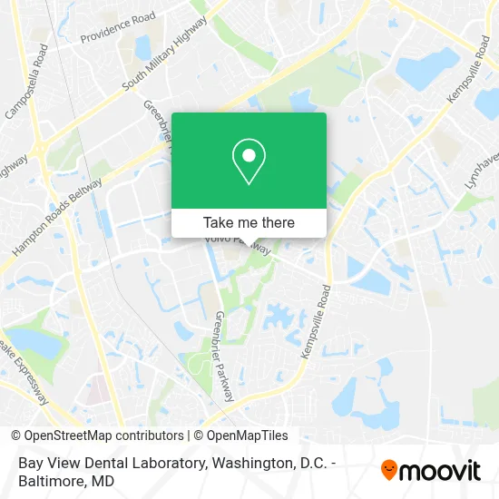 Bay View Dental Laboratory map