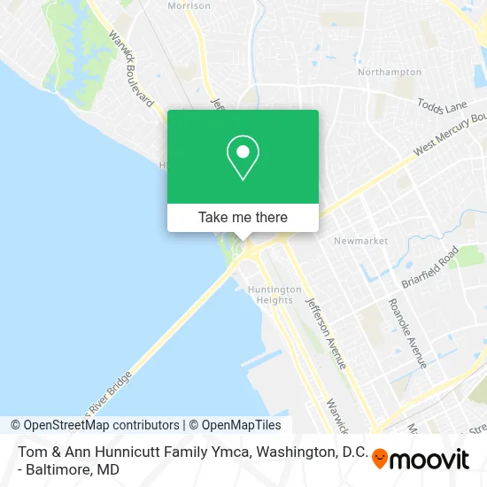 Tom & Ann Hunnicutt Family Ymca map